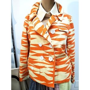 Marc by Marc Jacobs Geometric Print DBL breasted Jacket